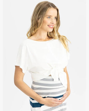 Reversible Maternity T-Shirt - Off White