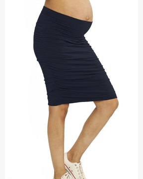 Maternity "The Ruched" Fitted Skirt-YUM MUM TUM