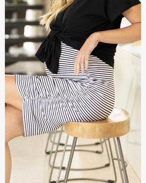 Maternity "The Ruched" Fitted Skirt-YUM MUM TUM