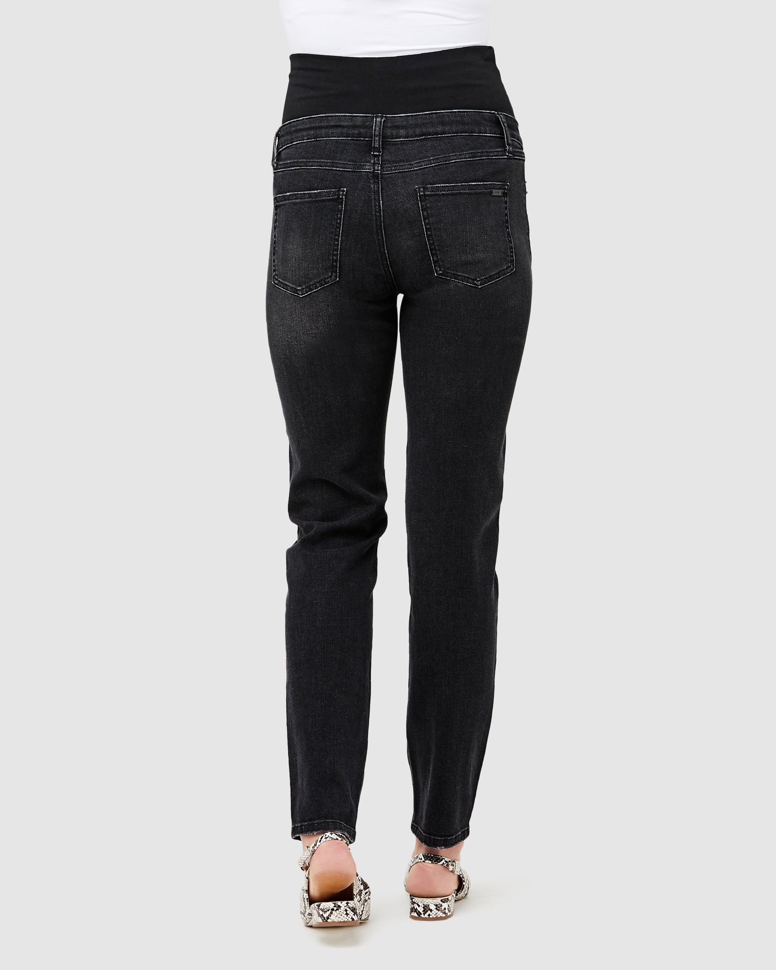 Tyler Classic Slim Leg Jean - BLACK-YUM MUM TUM